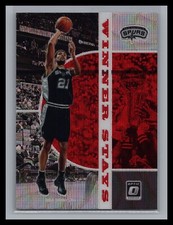 2019-20 Donruss Optic NBA #7 Tim Duncan WINNER STAYS Red Wave Prizm Spurs