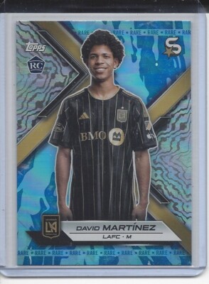  DAVID MARTINEZ 2024 TOPPS MLS SUPERSTARS BLUE RARE RC #56