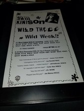 Sam Kinison Wild Thing Rare Original Radio Promo Poster Ad Framed! #2