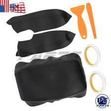 for Honda Civic Sedan 06-11 Center Console&Front Door Armrest Cover Leather    