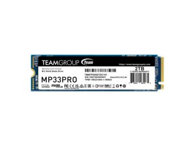 Team Group MP33 PRO M.2 2280 2TB PCIe 3.0 x4 with NVMe 1.3 3D NAND Internal