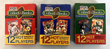 1990 Pro Set Series 1, 2 & 3 NFL Collect-A-Books Complete Sets Factory Sealed