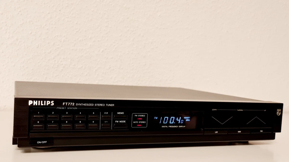 Sintonizador estéreo sintetizador PHILIPS FT 772. MIDI.