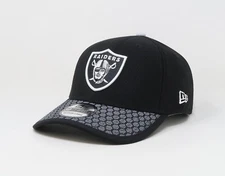 New Era 39thirty Men Women Cap Oakland Raiders On Field 2017 Black White Hat