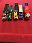 5 hot wheels Truck And Car Carriers 1 Trailer Has Redline Printed On It . TL1