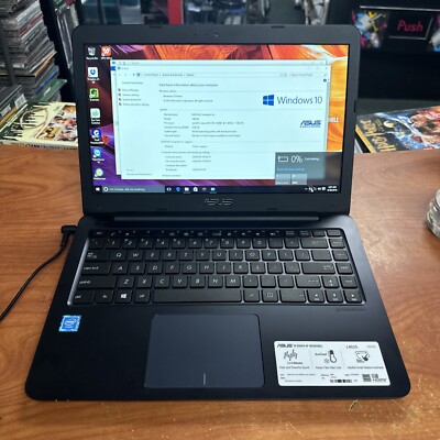 ASUS L402S Intel Celeron N3060 1.6 GHz 4 GB RAM 32 GB eMMC 14'' NEEDS A NEW BATTE