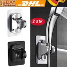 2x Duschkopfhalter Wandbrause Selbstklebend Halterung Ohne Bohren Verstellbar