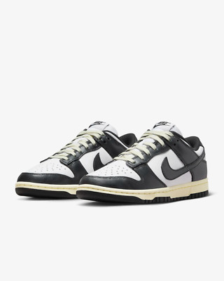NIke dunk low PRM retro black, NEW white, size men 15 women 16.5 FQ8899 100