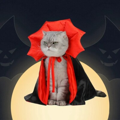 Halloween Dog Cat Pet Costume Cloak Cloak Vampire M Size