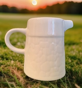 Syracuse China Mini-Creamer Jug Cobblestone Finish 11-D Syralite Restaurant Ware