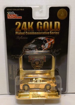 24K Gold Plated Commemorative Series # 98 Racing Champion Car | eBay