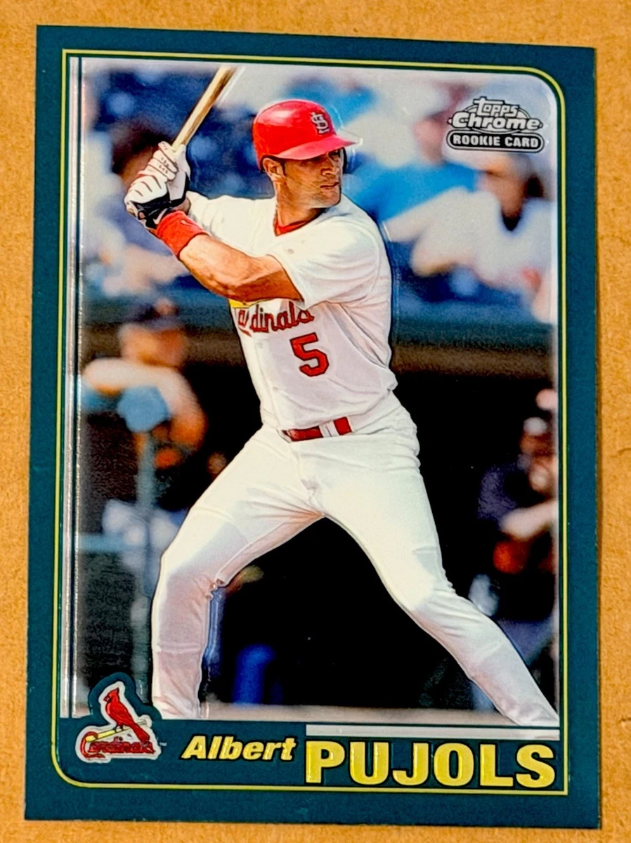 Topps Albert Pujols Rookie Baseball Sports Trading Cards