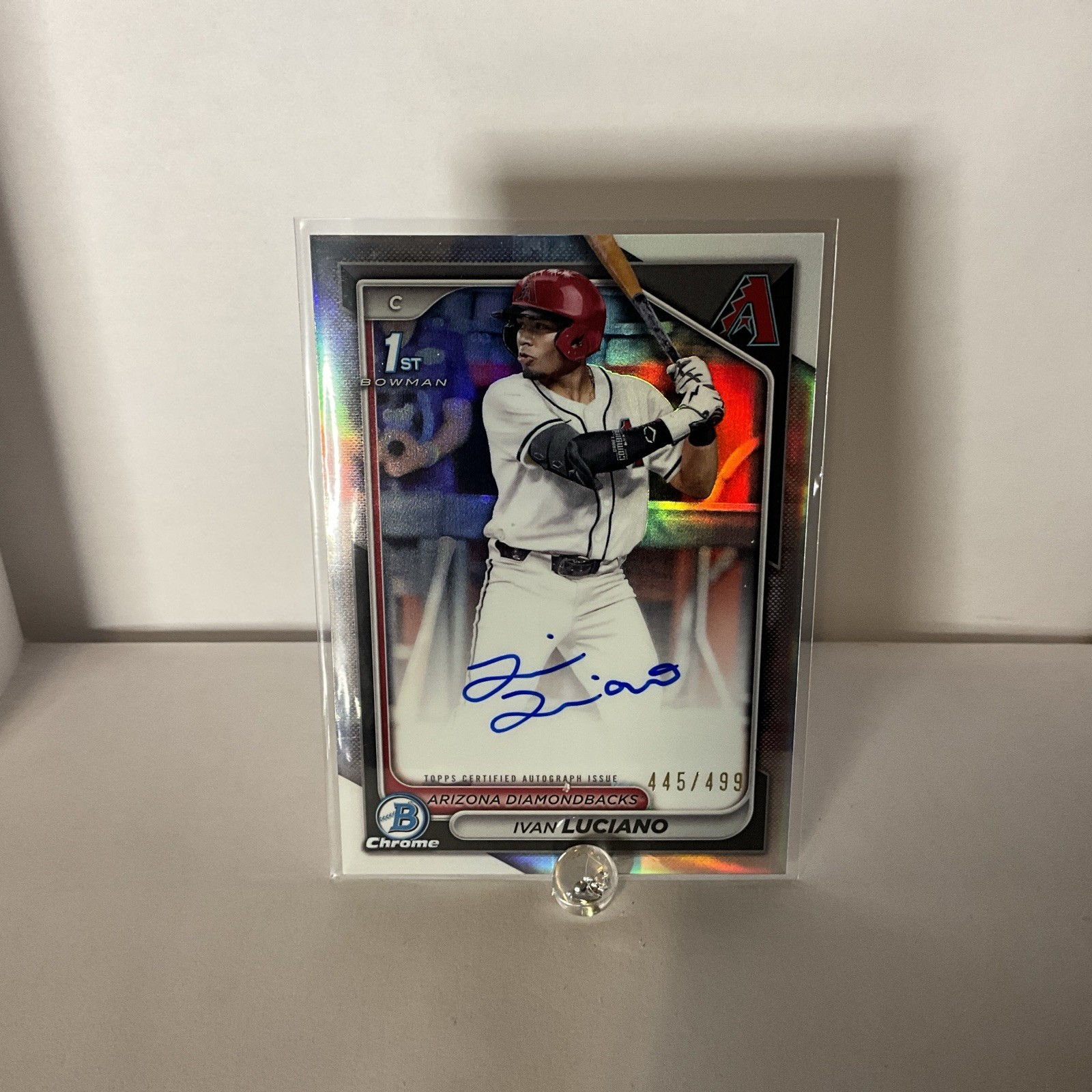 2024 Bowman Chrome Ivan Luciano Refractor Auto /499 Prospect