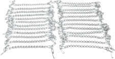 Moose Offroad M91-60009 - 9 V-bar Tire Chains Pair 14.5 X 54 Moose Offroad M91-60009 - 9 V-bar Tire Chains Pair 14.5 X 54