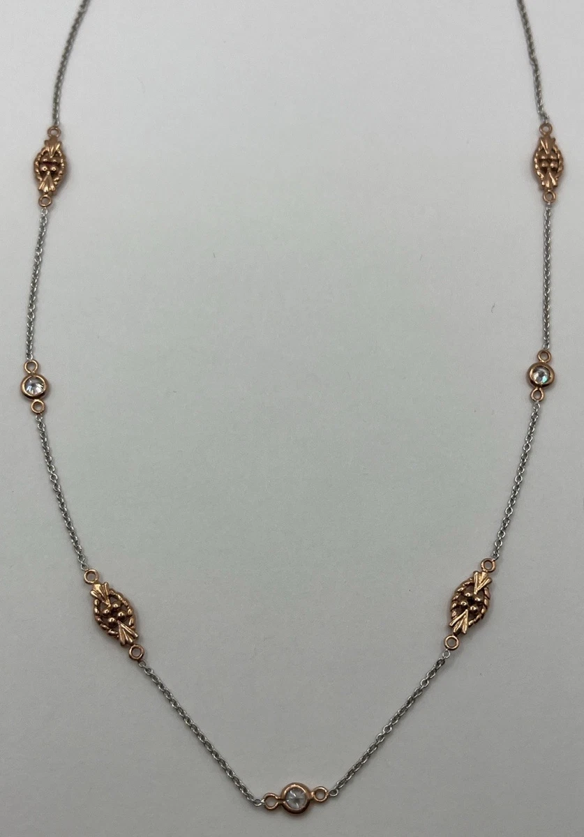 Las Mejores Ofertas En Piedra Chapado En Oro Rosa Moda Plata Esterlina Collares Y Colgantes | EBay