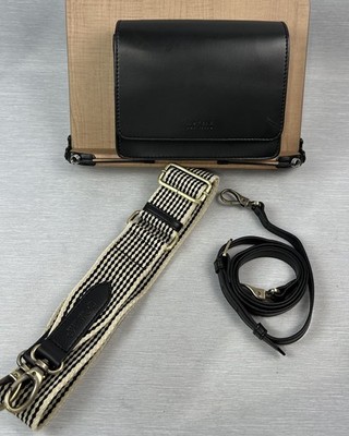O my Bag Amsterdam Vegan Leather Audrey Black Crossbody Purse Near Excellent 