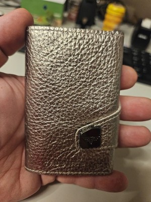 TRU VIRTU Click Slide Leather  Geldboerse Kartenetui Kupfer NEU