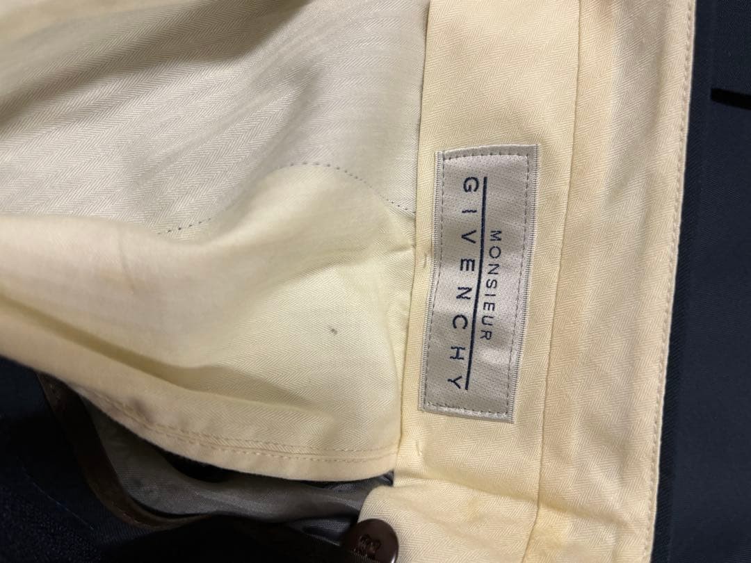 Givenchy Suit Setup Double Jacket Wool Navy ⑨ - image 7