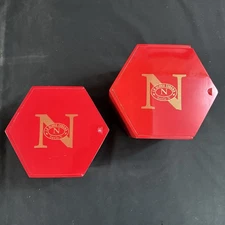 Set Of 2 La Gloria Cubana Serie N Hexagon Cigar Box Glorioso 6-1/2X58 Rojo 46
