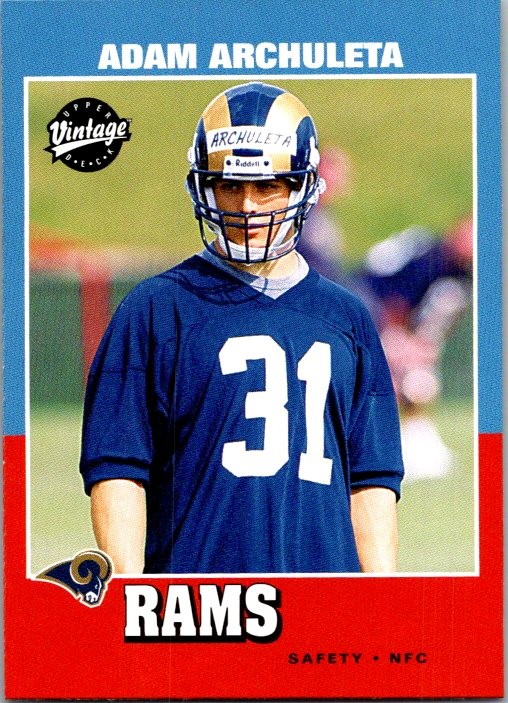2001 Upper Deck Vintage #258 Adam Archuleta