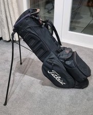 TITLEIST BLACK GOLF CARRY STAND BAG