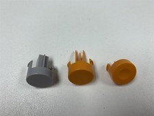 OEM Replacement Nintendo GameCube - Power, Reset, Open Button Set Orange Spice