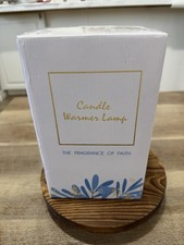 Candle Warmer Lamp With Timer Dimmer Adjustable Height Black Translucent