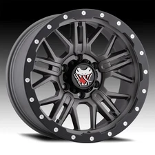 Mamba M25 Matte Grey 17x9 6x5.5 -12mm (M257983N12G)