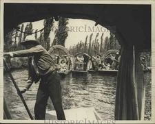 1948 Press Photo The Floating Gardens Of Xochimilco, Mexico - lrx48825