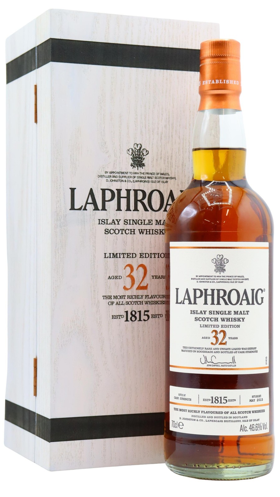 Laphroaig - Islay Single Malt Scotch 32 year old Whisky 70cl