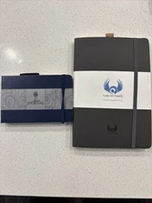 Leda Art Supply 8.25x5.5 And Aqua Journal 3.5x5.5 Mixed Media