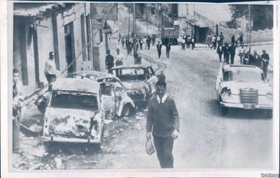 1970 Amman Jordan Residents Cars Street Relief Supplies 6x10 Vintage Press Photo