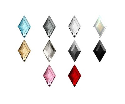 Swarovski Kristalle 2773 Diamond Shape Strasssteine - No Hotfix, Hotfix