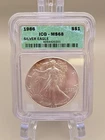 1986 $1 American Silver Eagle - ICG MS68