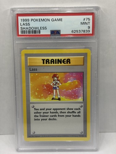Lass (Shadowless) graded PSA 9 for sale on eBay