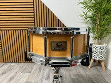 Pearl Maple Shell Free Floating Snare Drum 14...