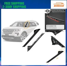 Windshield Trim Molding A-Pillar Set, Compatible with 2011-2019 Ford Explorer,Fr