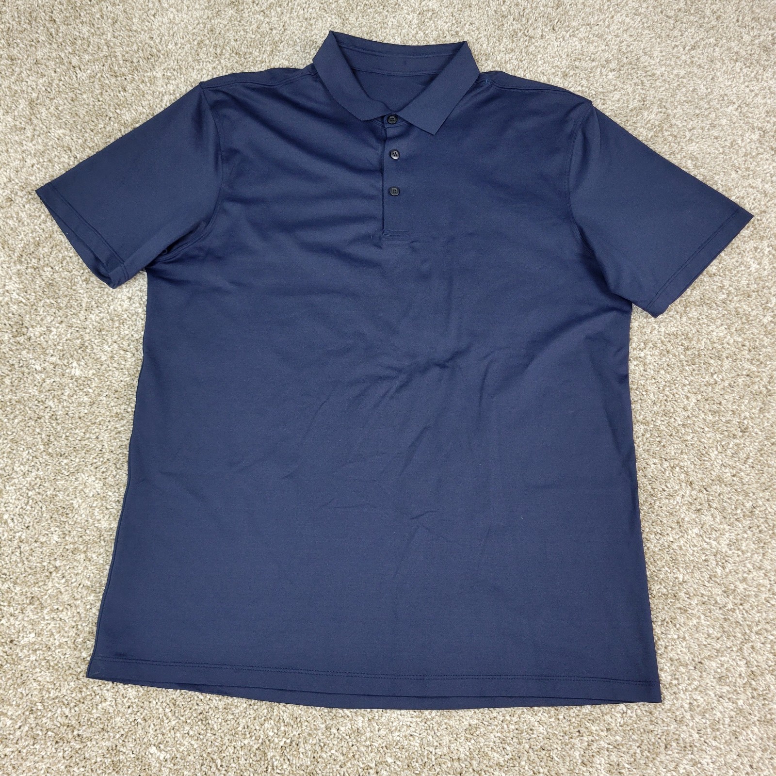 Lululemon Mens Large Solid Black Performance Stre… - image 2