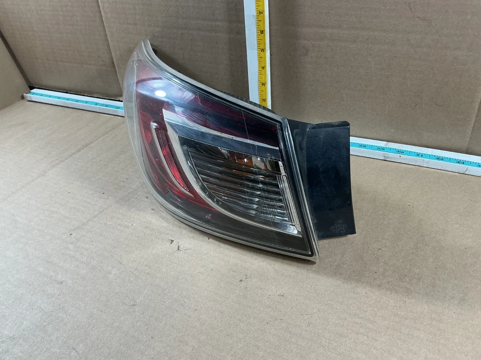 2010-2013 Mazda 3 Driver/Left Side Tail Light Quarter Panel Mounted OEM - Image 2 of 4