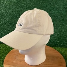 Vineyard Vines Whale Logo Baseball Cap Mens One Size White Adjustable Strap