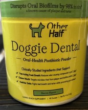 Other Half Doggie Dental Oral-Health Postbiotic Powder 1.8 oz. Expires 06/2027