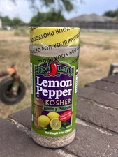 1- DON JUAN’S LEMON PEPPER SEASONING FOR MEATS CHICKEN FISH (10oz)