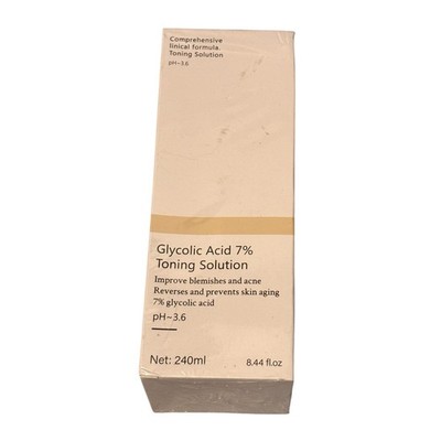 Glycolic Acid 7 Toning Solution for Acne & Skin Aging 240ml 8.44 fl oz EXP 11/27