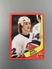 1982 Mc Donald’s Nhl Hockey Mike Bossy Ex Condition Near Mint