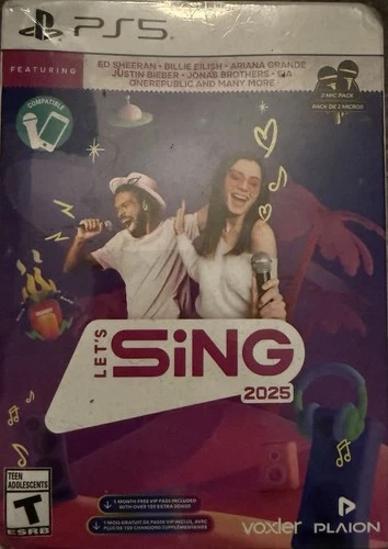 Let’s  Sing 2025 (2-Mic Bundle) - Sony PlayStation 5 - BRAND NEW!
