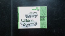 Ford Bronco II Electrical & Vacuum Trouble-Shooting Manual 1224-S2R-84 1984 OEM