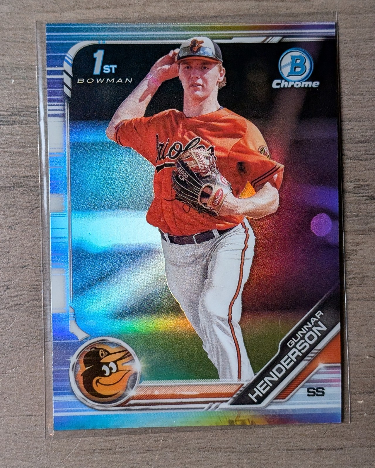 2019 Bowman Draft #BDC-22 Gunnar Henderson Chrome Refractor B