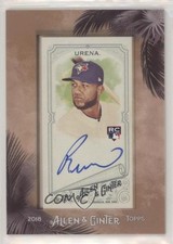 2018 Topps Allen & Ginter Mini Framed Auto Richard Urena #MA-RU Auto 0f8