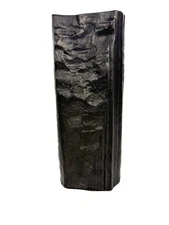 Rosenthal Porcelaine Noire Vase Studio Line Martin Freyer 10" Black Relief MCM