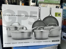 GreenPan GP5 Stainless Steel 10 Piece Cookware Set